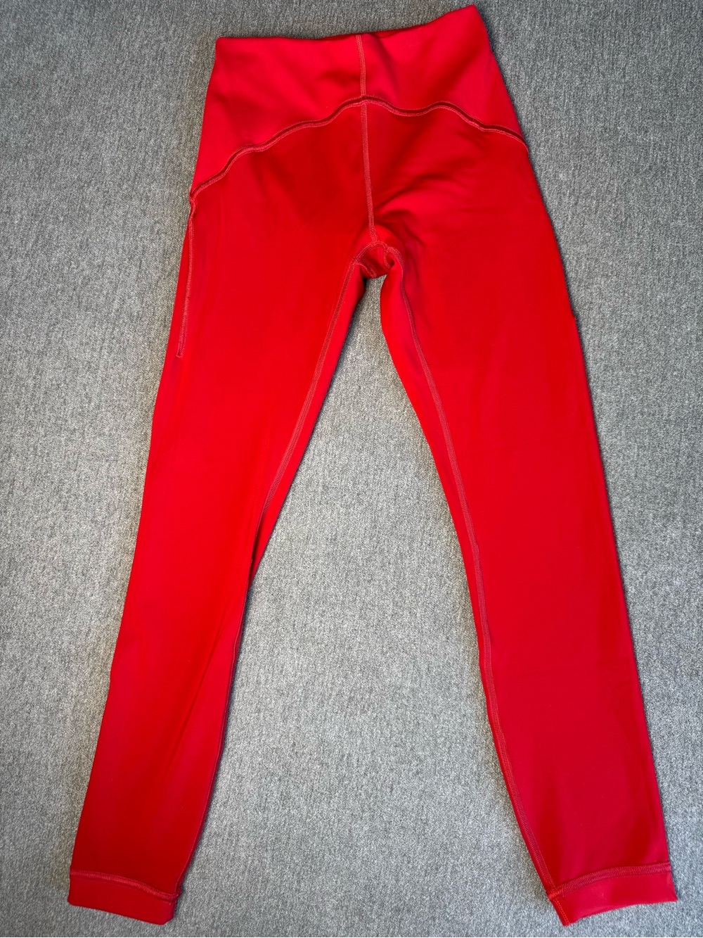 lululemon athletica Red High-Rise Performance Leggings